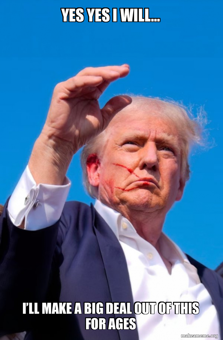 Trump Shot meme