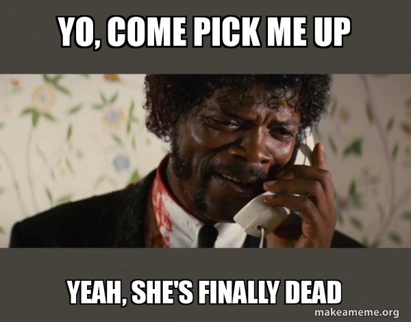 Shit Negro - Pulp Fiction meme