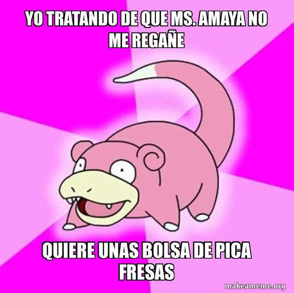 Slowpoke the Pokemon meme