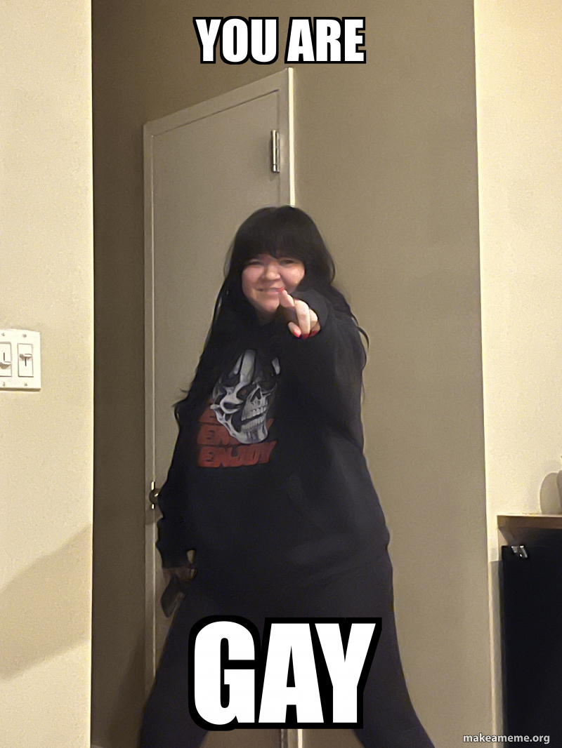 YOU ARE Gay Meme Generator