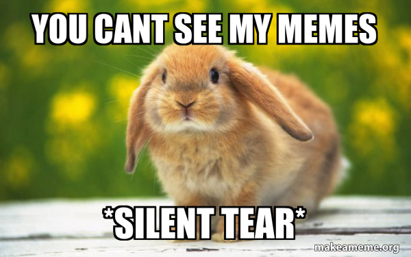 Regretful Rabbit meme