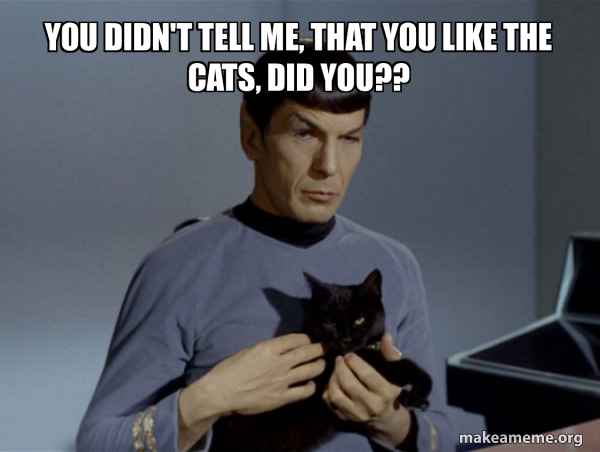 Spock and Cat Meme meme