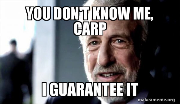 I Guarantee it - George Zimmer meme