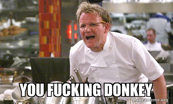 Gordon Ramsay Hell's Kitchen meme