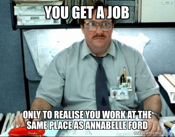Milton from Office Space meme