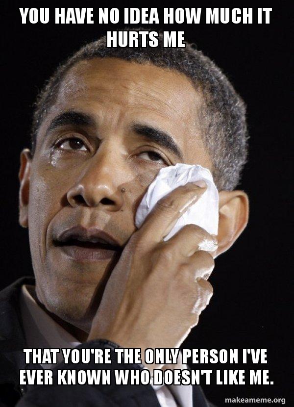 Crying Obama meme