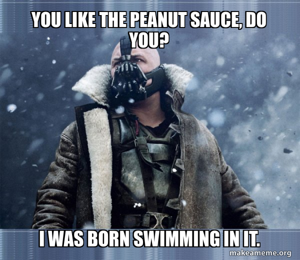 Bane (born into it, molded by it) meme