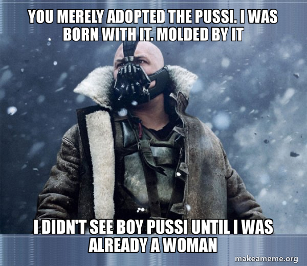 Bane (born into it, molded by it) meme