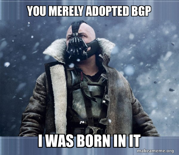 Bane (born into it, molded by it) meme
