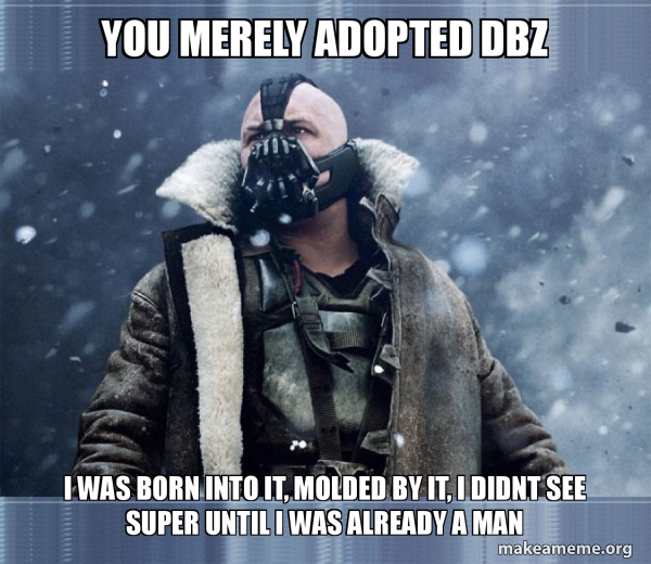 Bane (born into it, molded by it) meme