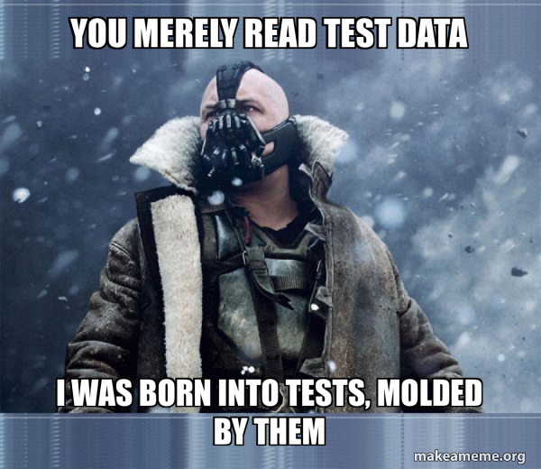 Bane (born into it, molded by it) meme