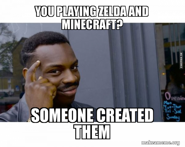 Roll Safe Black Guy Pointing at His Head meme