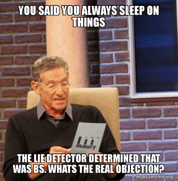 Maury Povich Lie Detector Test meme