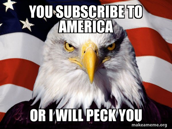 American Pride Eagle meme