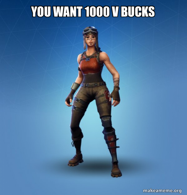 Renegade Raider Fortnite Skin meme