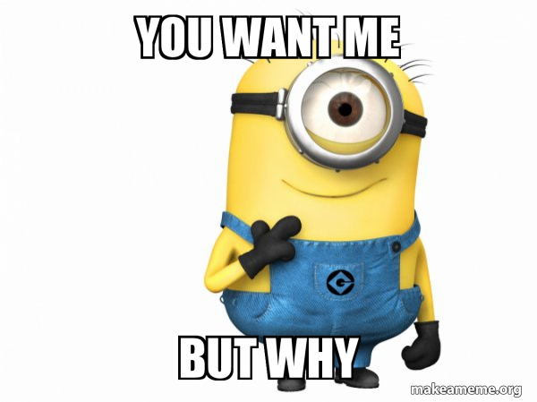Thoughtful Minion meme