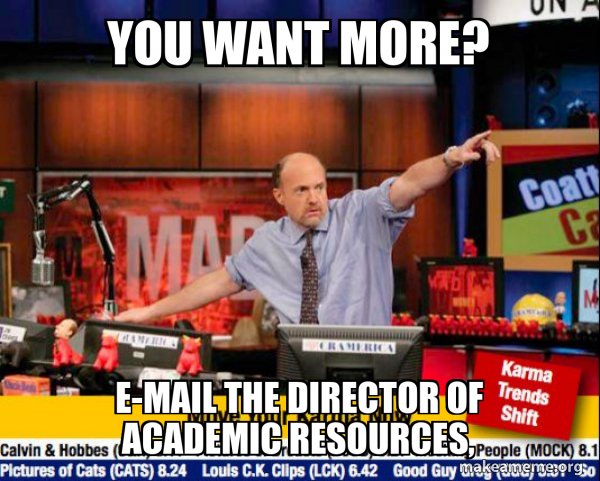 Mad Karma with Jim Cramer meme