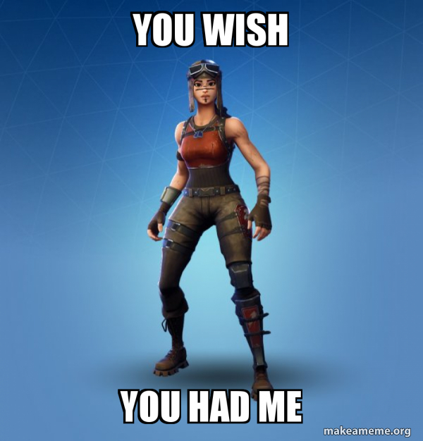 Renegade Raider Fortnite Skin meme