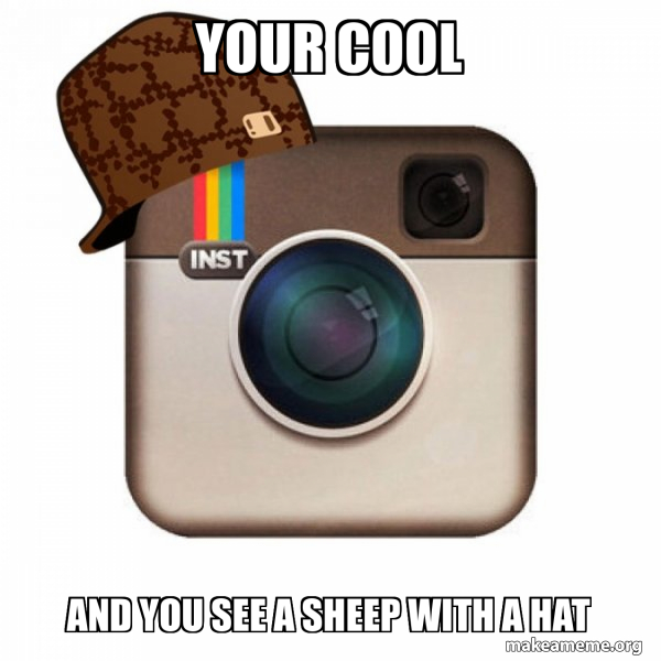 Scumbag Instagram meme