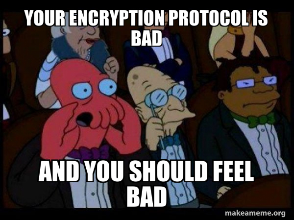 Your meme is bad and you should feel bad - Zoidberg meme
