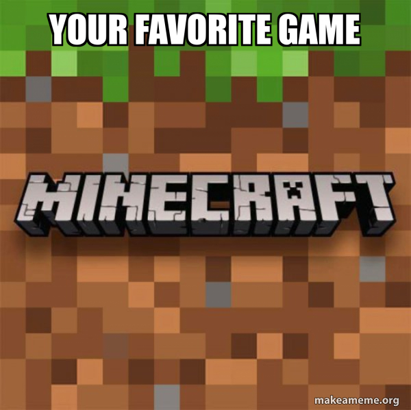 Minecraft meme