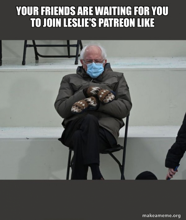 Bernie Sanders at the Inauguration meme