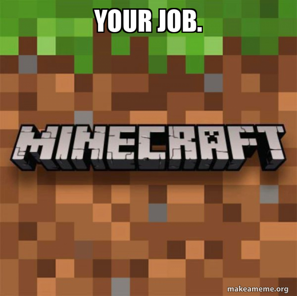 Minecraft meme