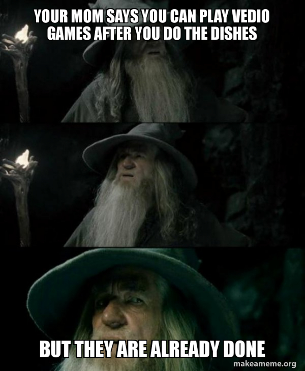 Confused Gandalf meme