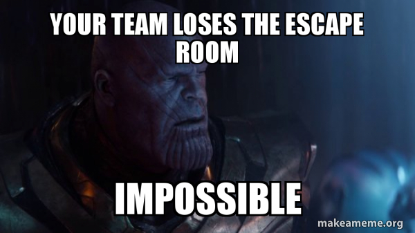 Thanos - Impossible meme