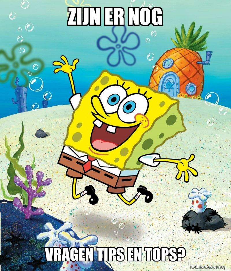 Zijn Er Nog Vragen Tips En Tops Spongebob Meme Generator