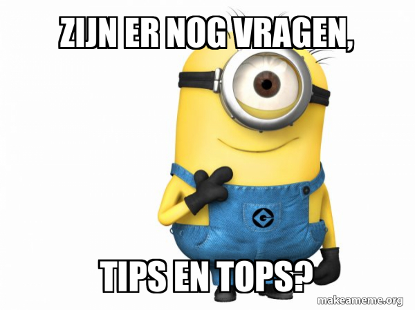 Zijn Er Nog Vragen Tips En Tops Thoughtful Minion Meme Generator
