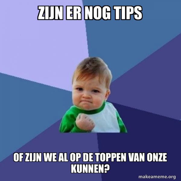 Success Kid meme