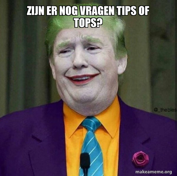 Donald Trump - The Joker meme